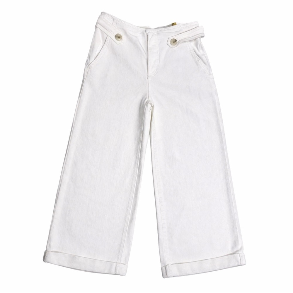 Maeve White Wide-Leg High Rise Jeans Size 26 NWT